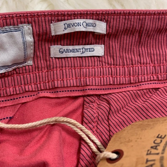 FAT FACE DEVON Ankle Grazer Chinos Red Berry Sz 16S NWT - Picture 10 of 12